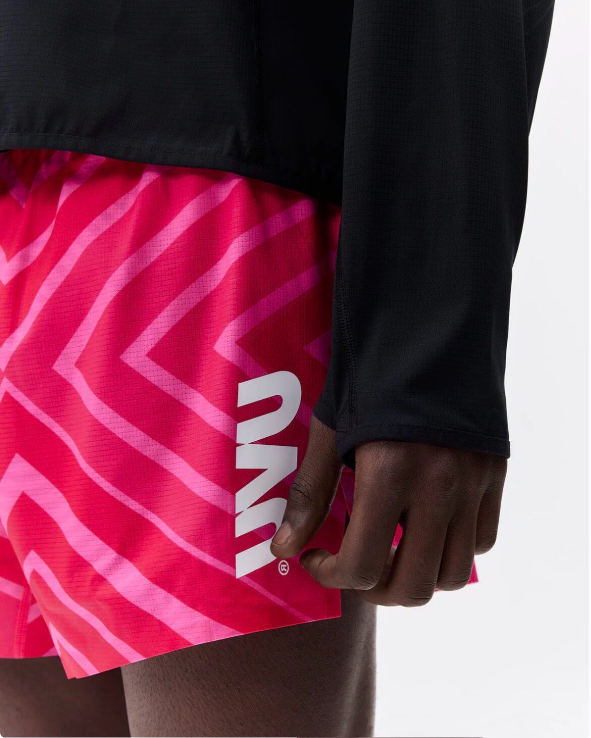 Cycling Bib Shorts - UVU HALF TIGHT 2.0 레드 리플