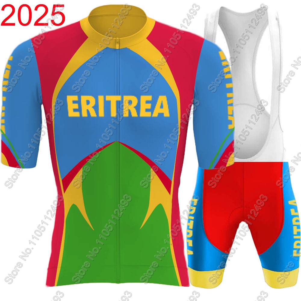 Cycling Gear Brands - 2025 에리트레아 국가대표팀 사이클링 저지 세트