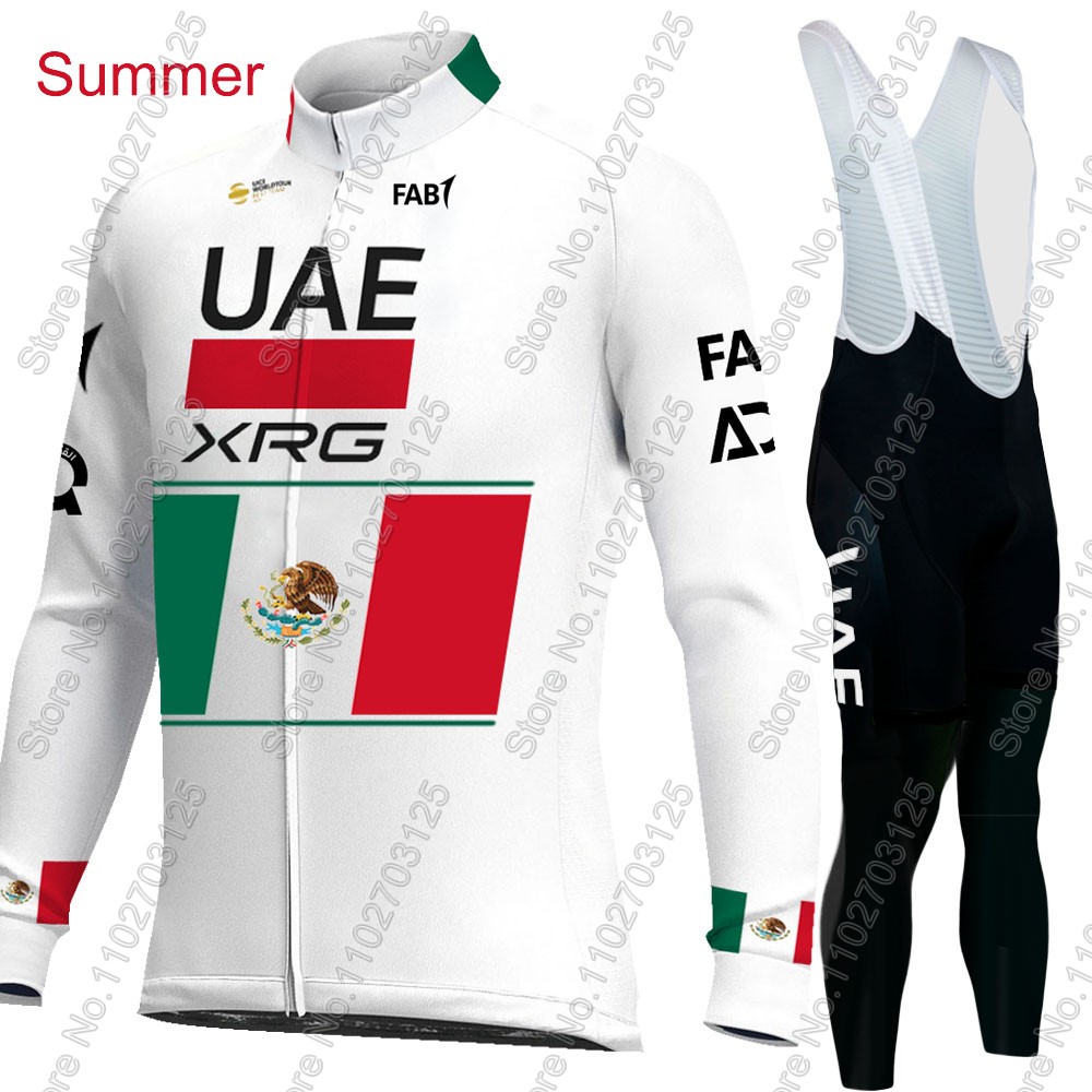 UAE 팀 사이클링 2026 멕시코 저지 세트 남성용  - Cycling Gear Jersey 리뷰 및 가격