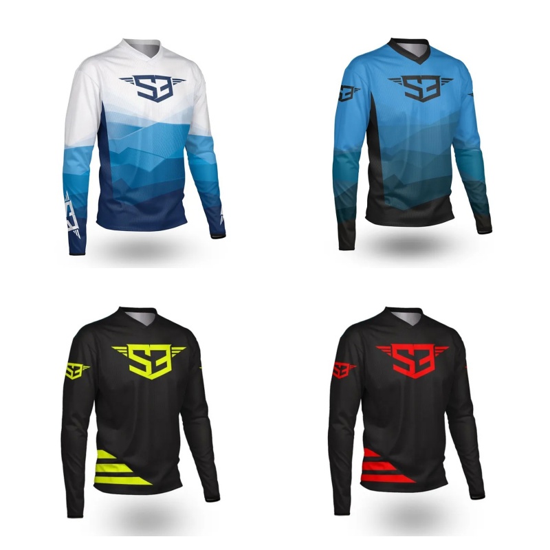 S3 긴팔 모토크로스 저지, 오토바이 라이딩, MTB  - Cycling Gear Brands 리뷰 및 가격