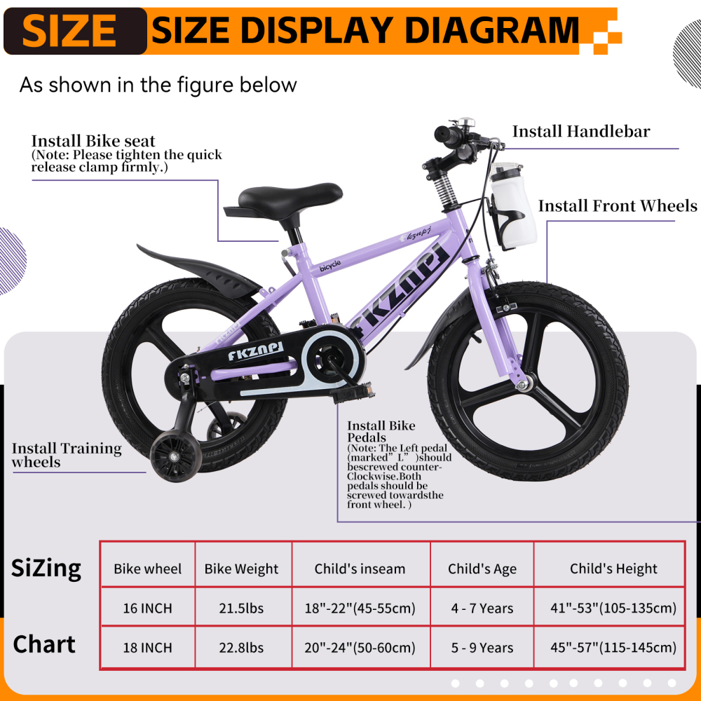 어린이용 자전거 18인치 – 고탄소강 프레임, 마그네슘 - Carbon Bike Frame 리뷰 및 가격